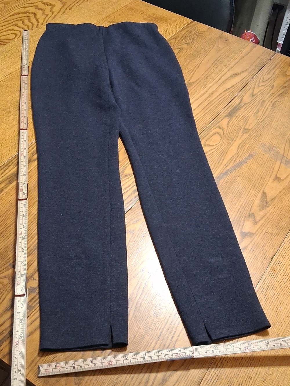 THEORY Pants Womens Sz P NAVY BLUE  Used Preowned STRETCH